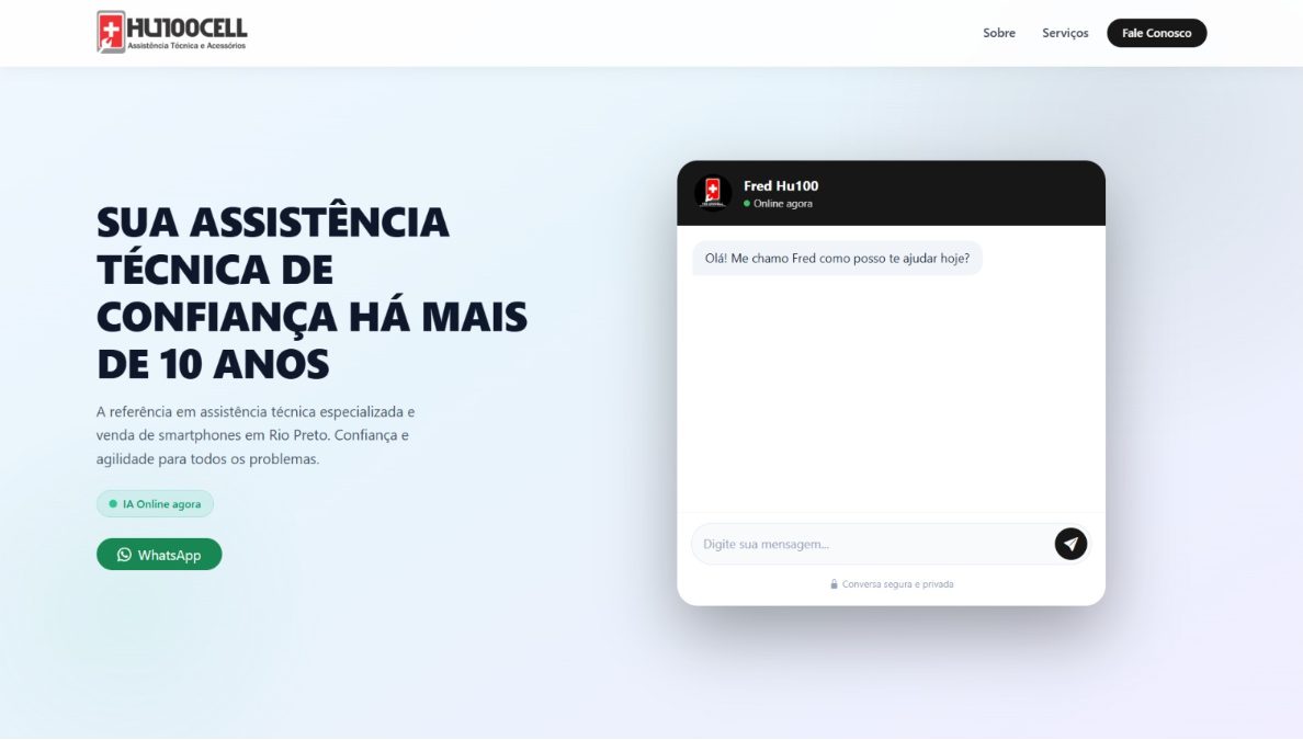 HU100CELL — assistência técnica encontrada em Rio Preto